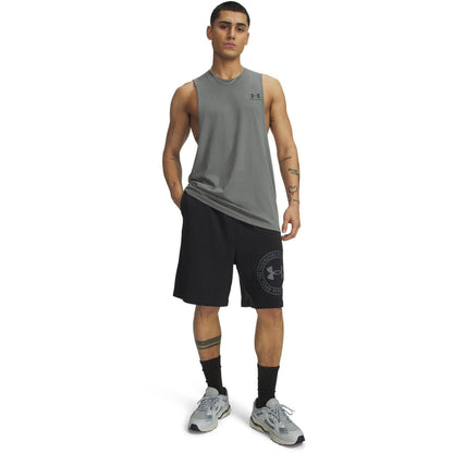 Black - Lifestyle - Under Armour Mens Rival Graphic Shorts