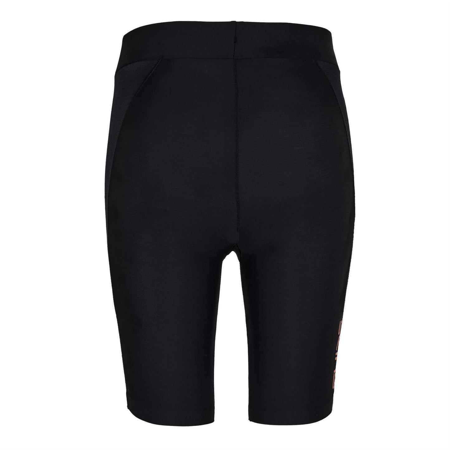 Black - Back - Skins Womens-Ladies Series-5 Fitted Compression Shorts