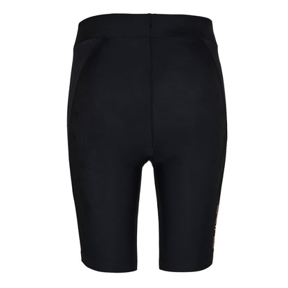 Black - Back - Skins Womens-Ladies Series-5 Fitted Compression Shorts