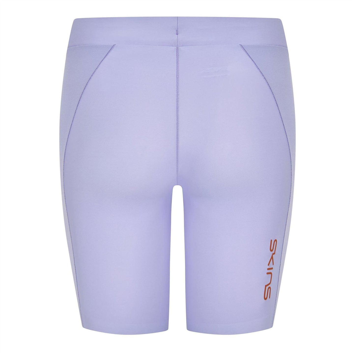 Purple - Back - Skins Womens-Ladies Series-5 Fitted Compression Shorts