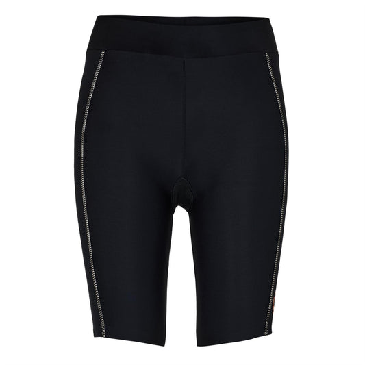 Black - Front - Skins Womens-Ladies Series-5 Fitted Compression Shorts