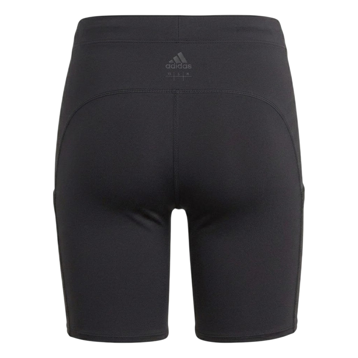 Black - Back - Adidas Womens-Ladies Fast H.Rdy Cycling Shorts