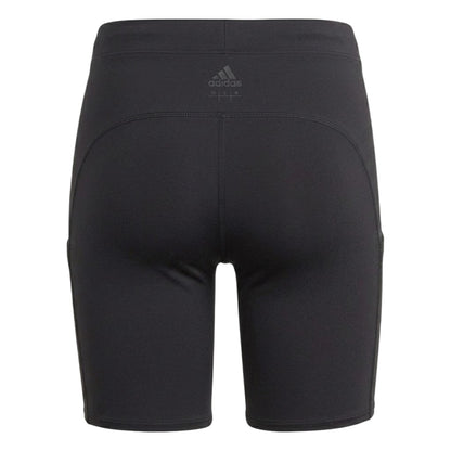 Black - Back - Adidas Womens-Ladies Fast H.Rdy Cycling Shorts