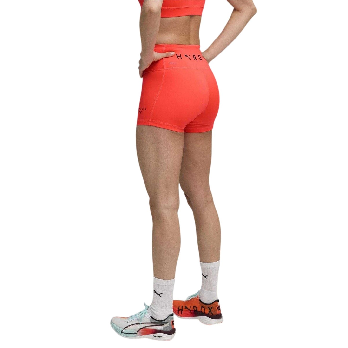Glowing Red - Lifestyle - Puma Womens-Ladies Hyrox Performance Shorts