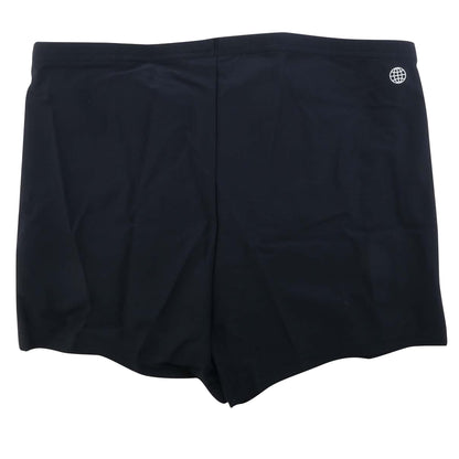 Navy - Back - Adidas Boys Logo Swim Briefs