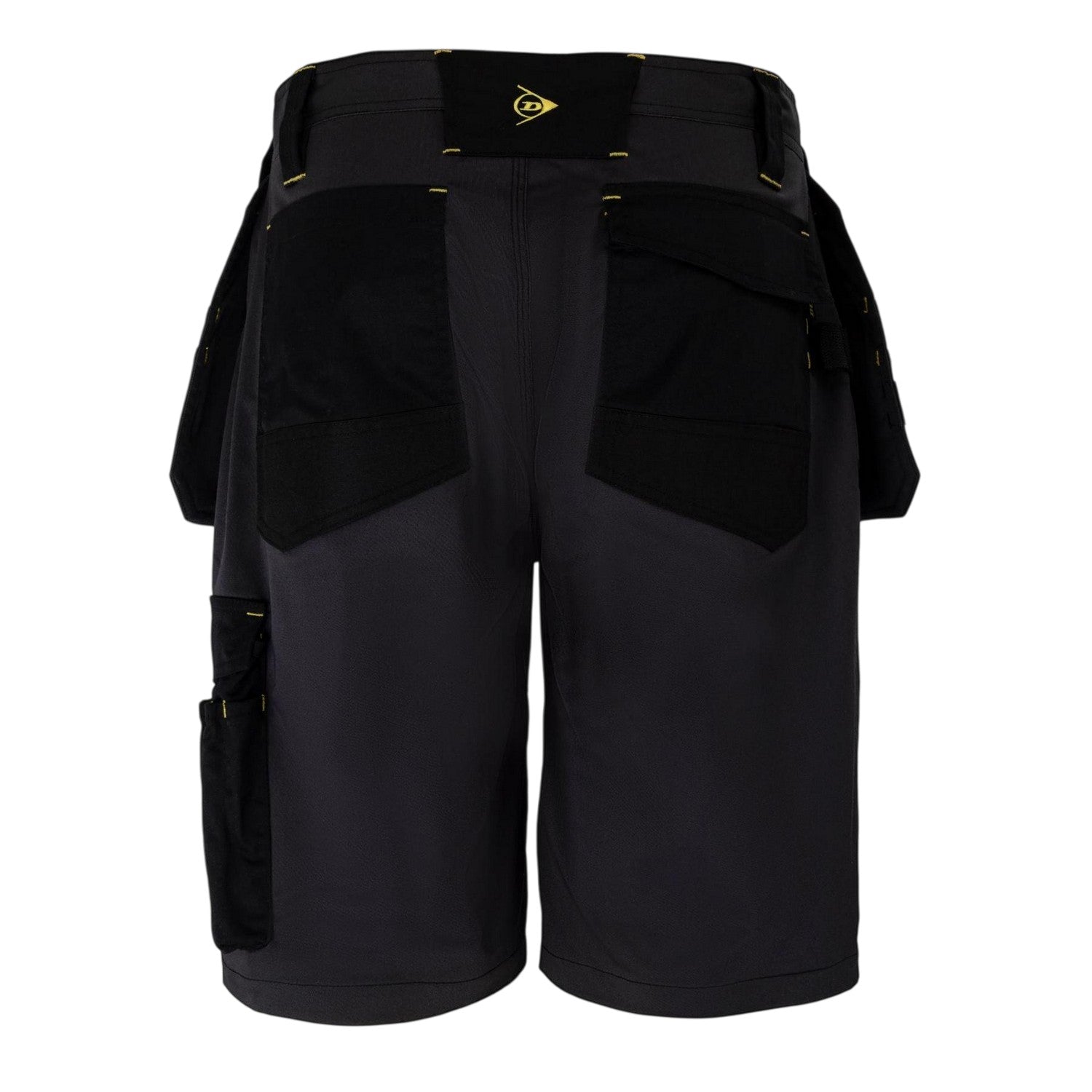 Charcoal-Black - Back - Dunlop Mens On Site Work Shorts