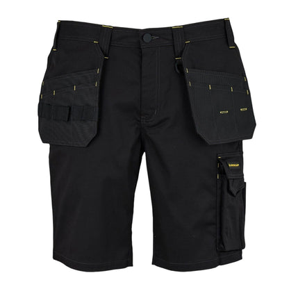 Black - Front - Dunlop Mens On Site Work Shorts