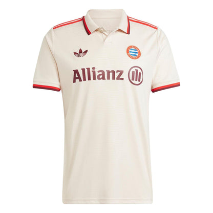 Linen - Front - FC Bayern Munich Mens Retro Football Shirt