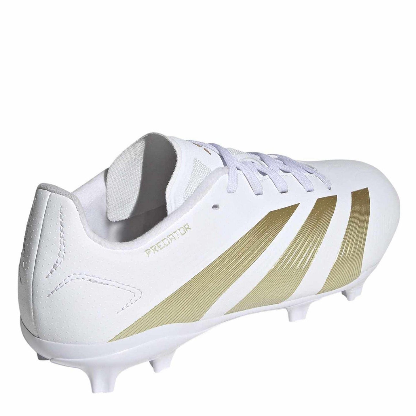 White - Back - Adidas Childrens-Kids League Firm Ground Football Boots