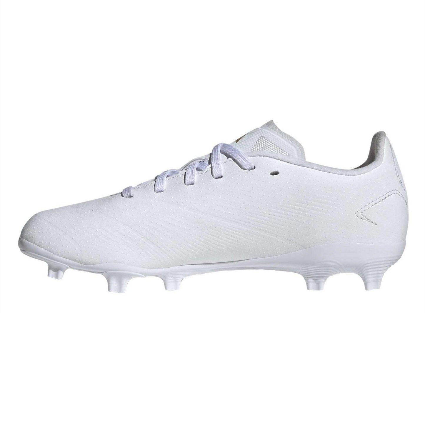 White - Side - Adidas Childrens-Kids League Firm Ground Football Boots