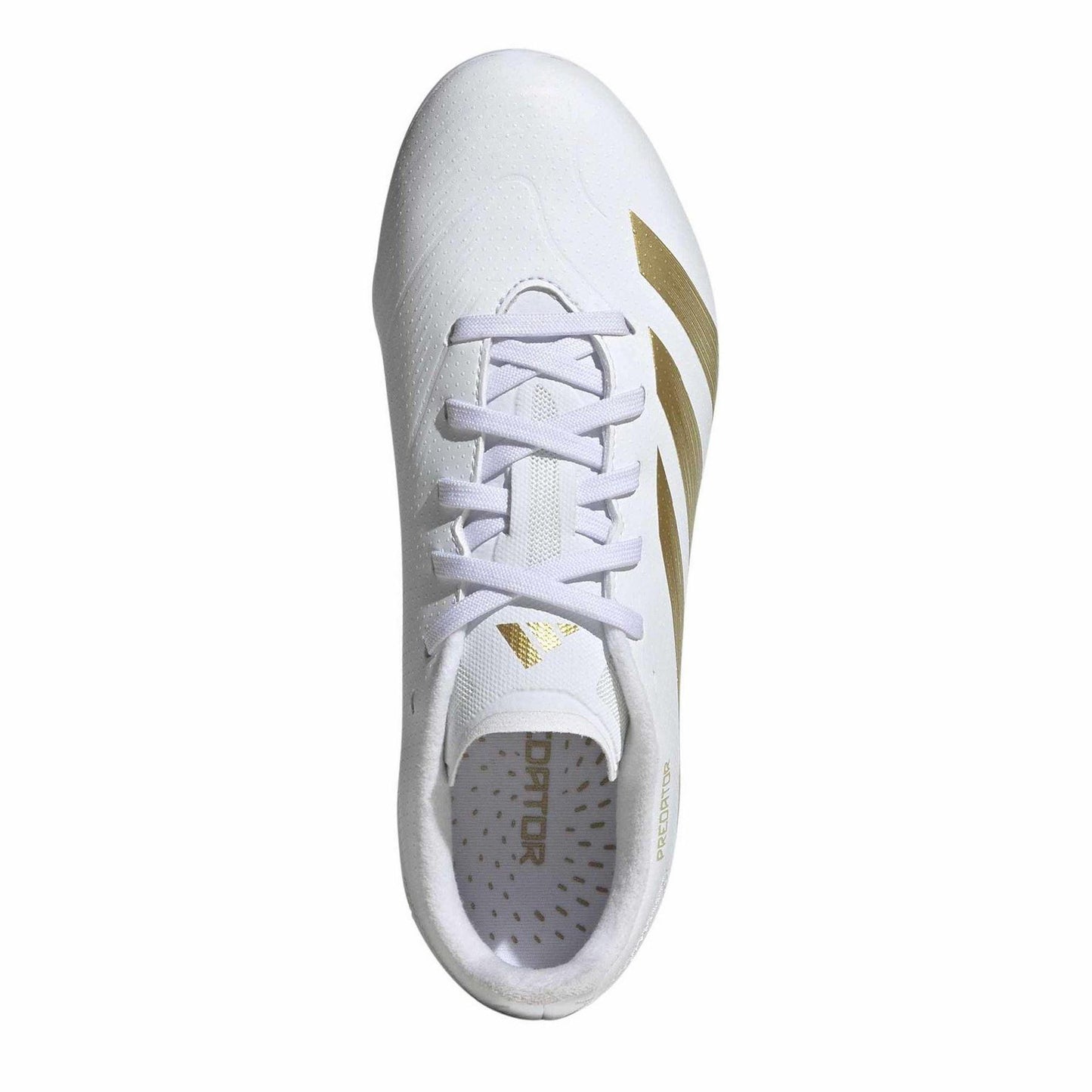 White - Pack Shot - Adidas Childrens-Kids League Firm Ground Football Boots