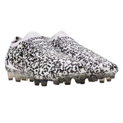 Black-White - Lifestyle - Under Armour Unisex Adult Elite Pixelated Firm Ground Football Boots
