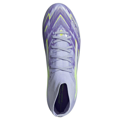 Purple-Lemon - Pack Shot - Adidas Womens-Ladies F50 Firm Ground Football Boots