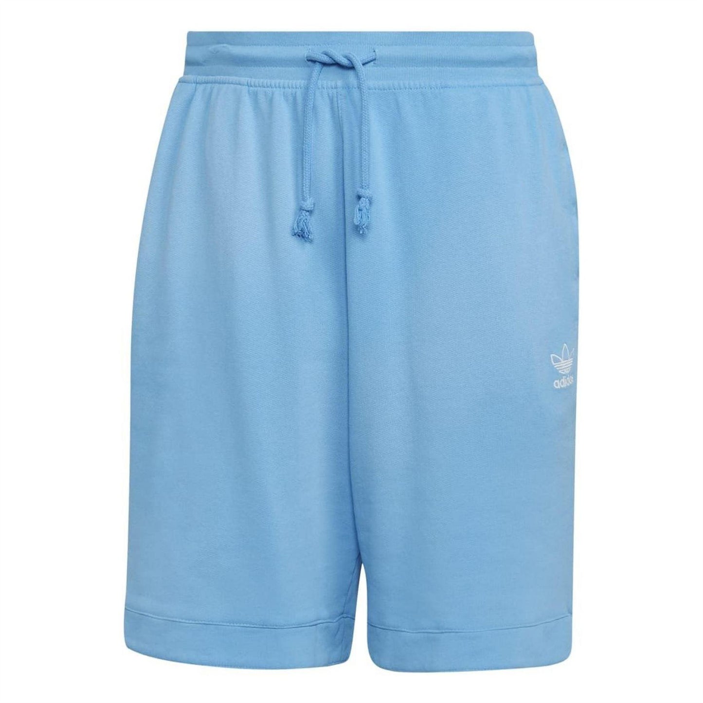 Blue-White - Front - Adidas Mens Made With Nature Cotton Casual Shorts