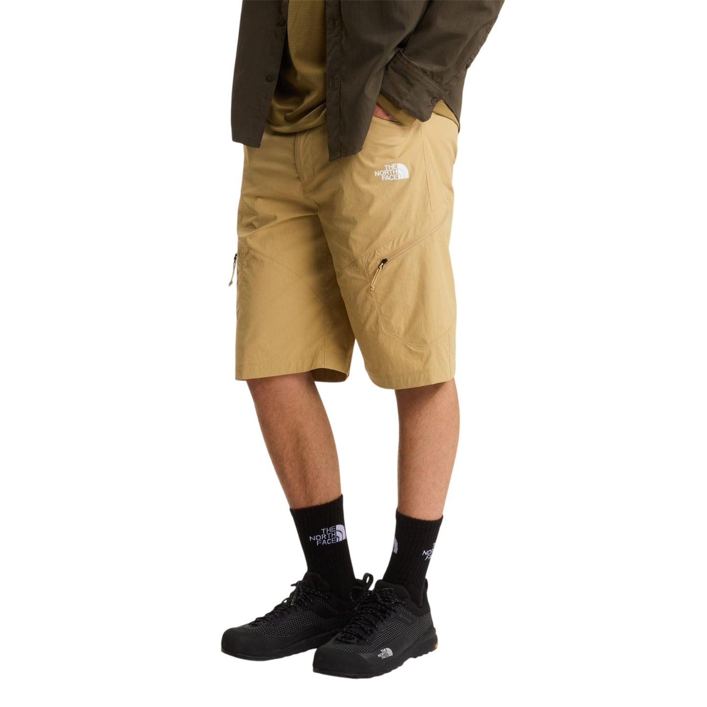 Khaki Tone - Side - The North Face Mens Exploration Shorts