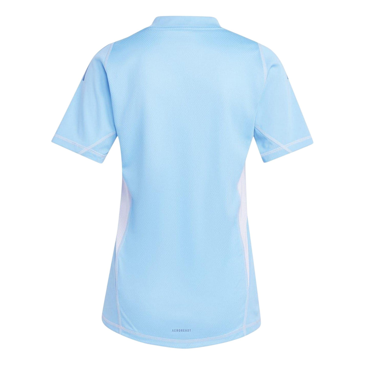 Blue Burst - Back - Adidas Womens-Ladies V Neck Raglan T-Shirt