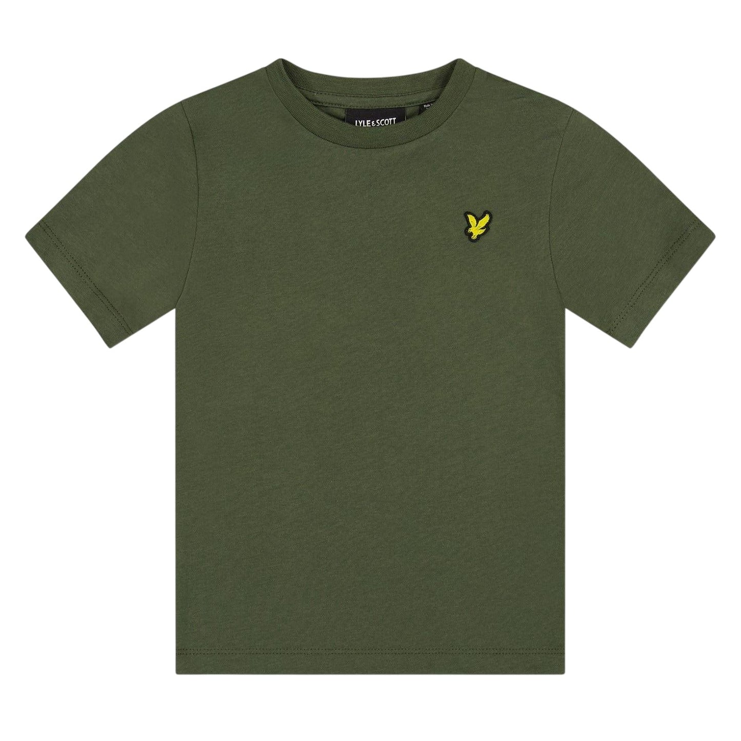 Deep Depths - Front - Lyle & Scott Boys Embroidered Logo Cotton Short-Sleeved T-Shirt