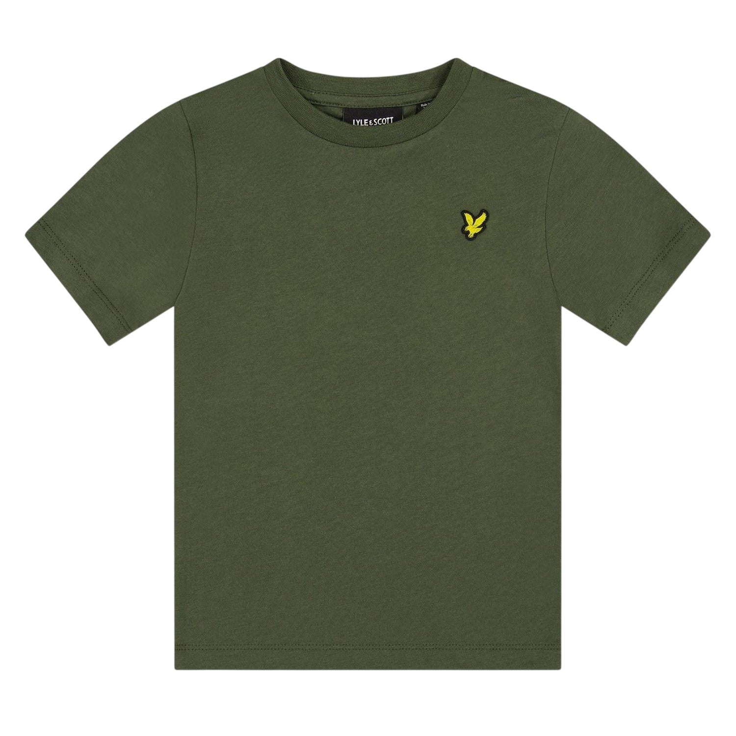 Deep Depths - Front - Lyle & Scott Boys Embroidered Logo Cotton Short-Sleeved T-Shirt