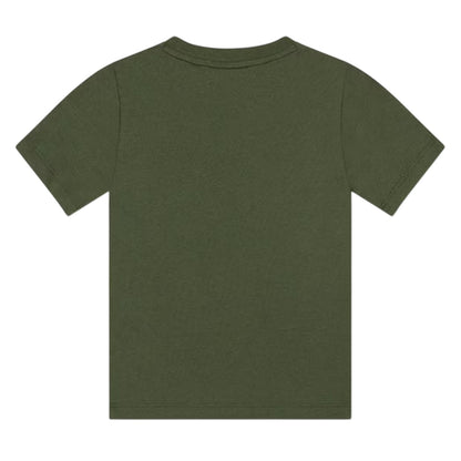 Deep Depths - Back - Lyle & Scott Boys Embroidered Logo Cotton Short-Sleeved T-Shirt