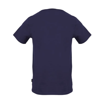 Navy - Back - Aquascutum Mens Line Short-Sleeved T-Shirt