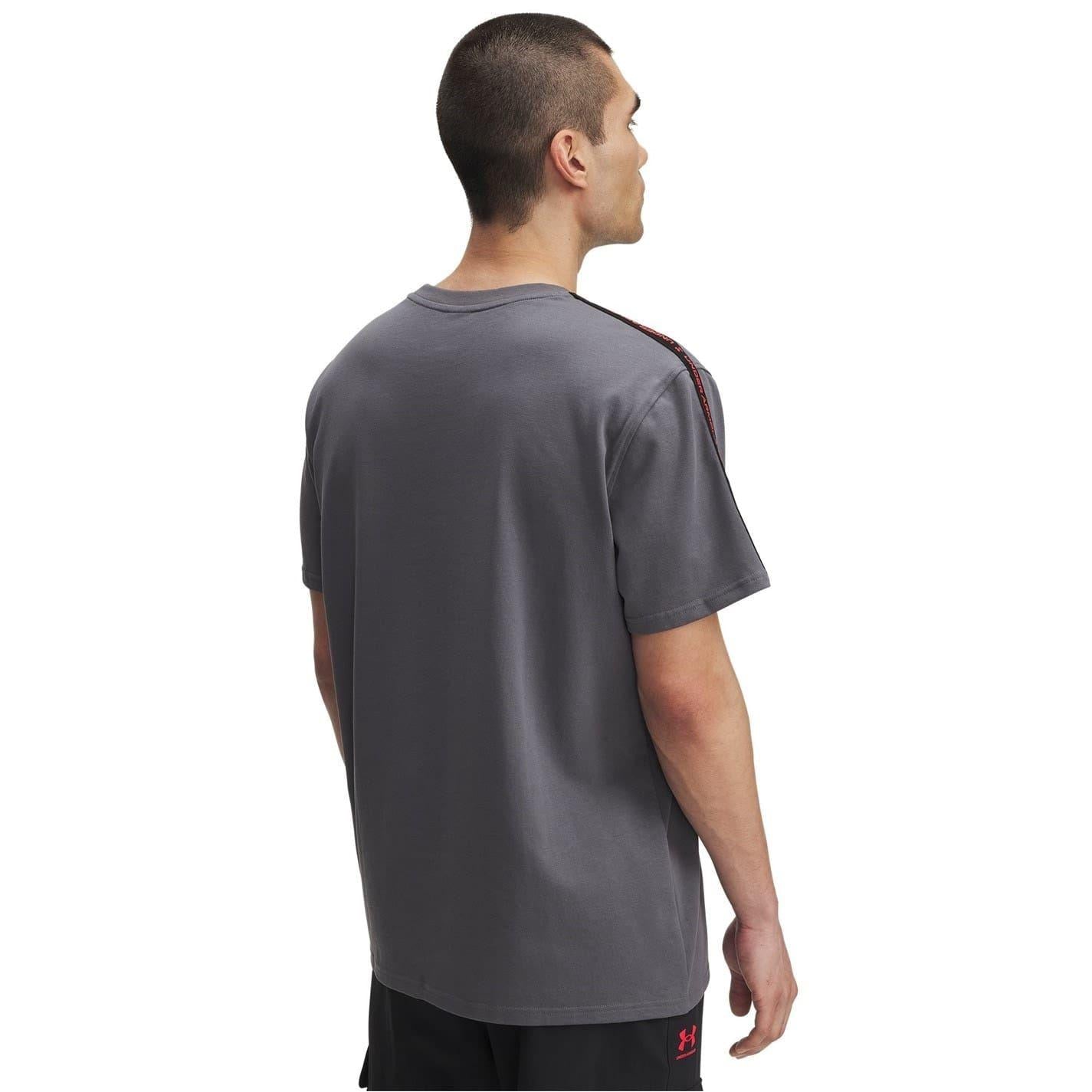 White Castlerock - Back - Under Armour Mens Icon Regular T-Shirt