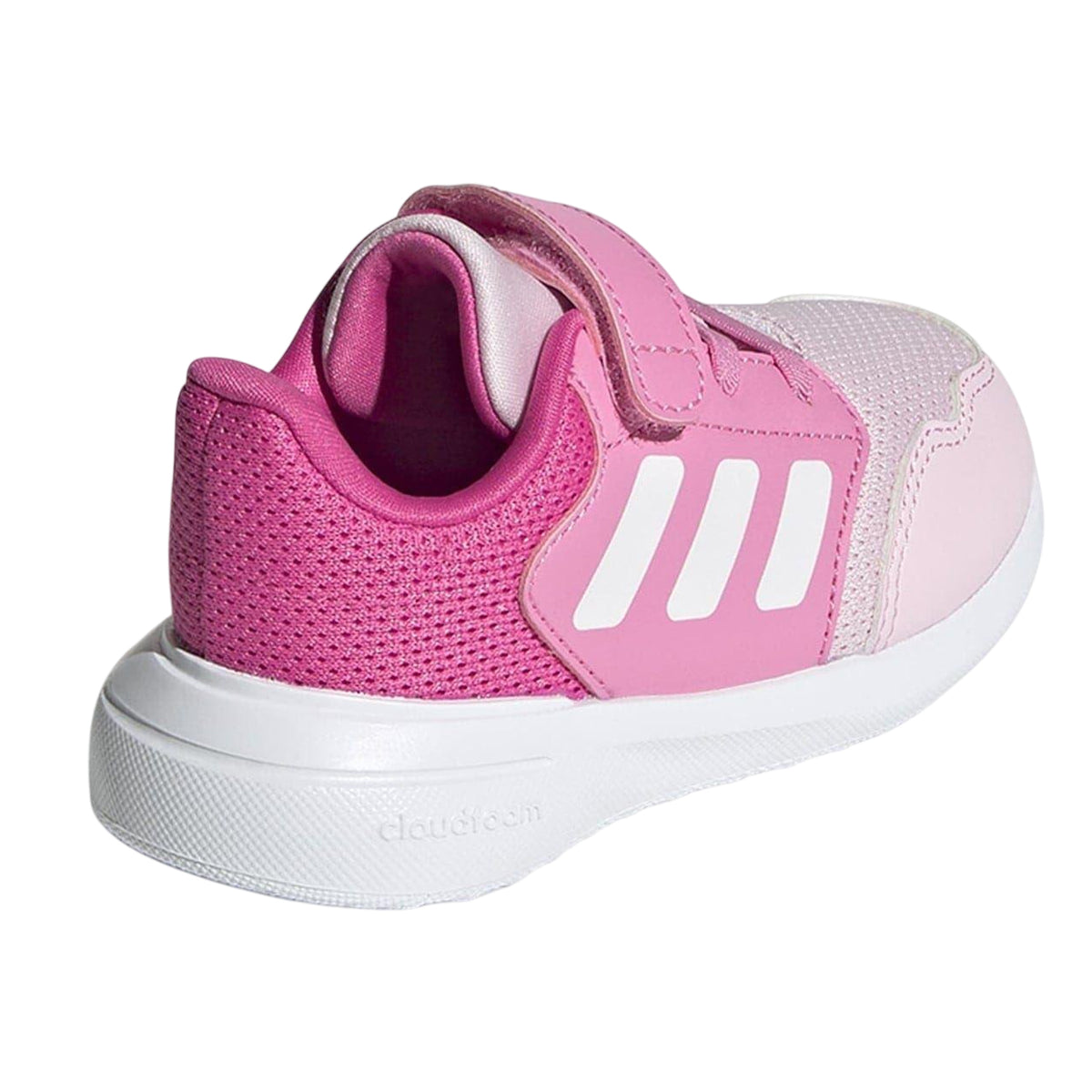 Pink - Back - Adidas Childrens-Kids Tensaur Run Cloudfoam Trainers