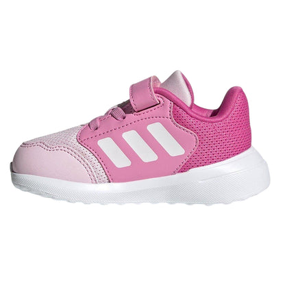 Pink - Side - Adidas Childrens-Kids Tensaur Run Cloudfoam Trainers