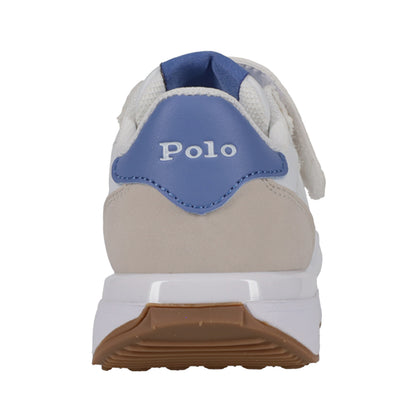 Beige-White - Back - Ralph Lauren Baby Round Toe Trainers