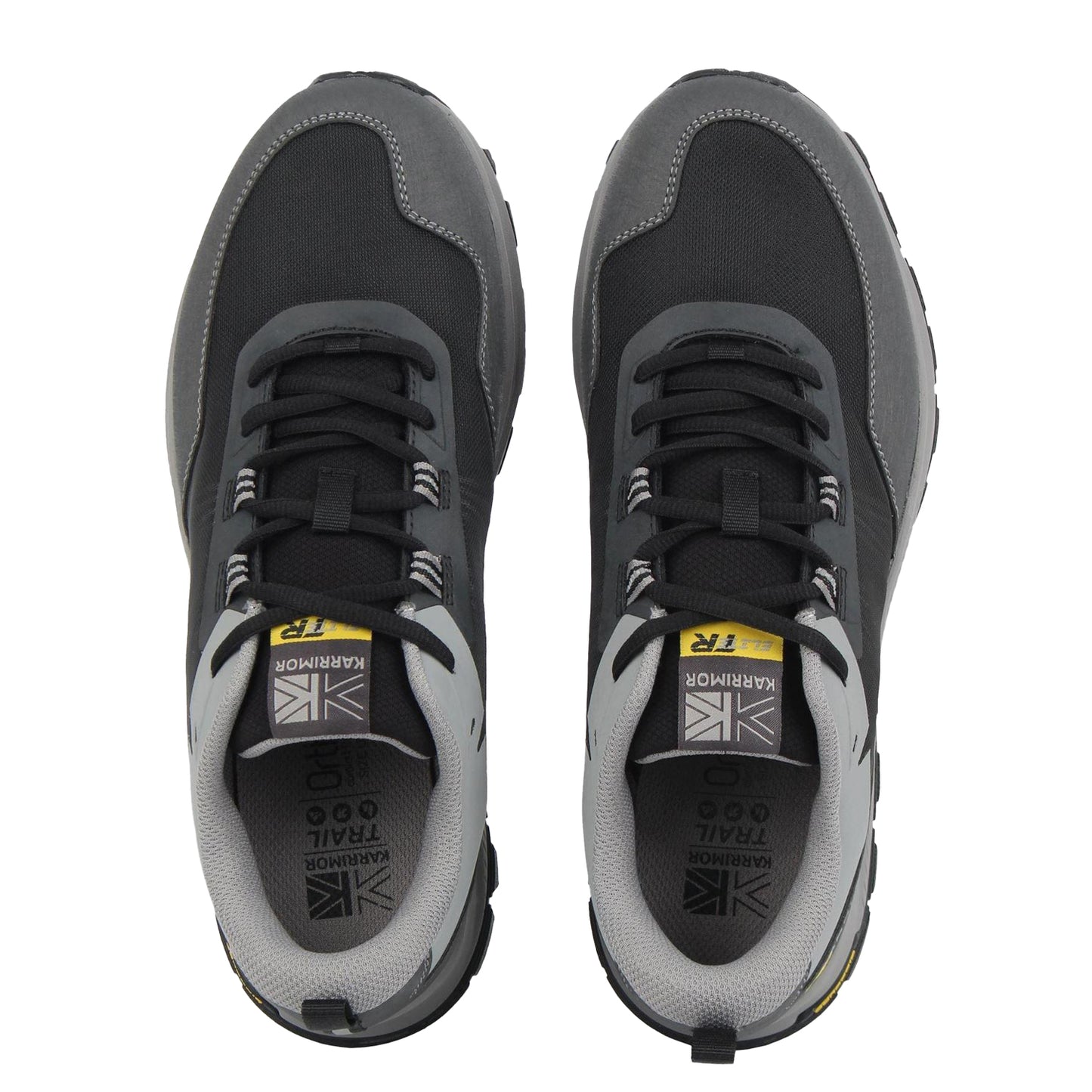 Black-Charcoal - Side - Karrimor Mens Running Trainers