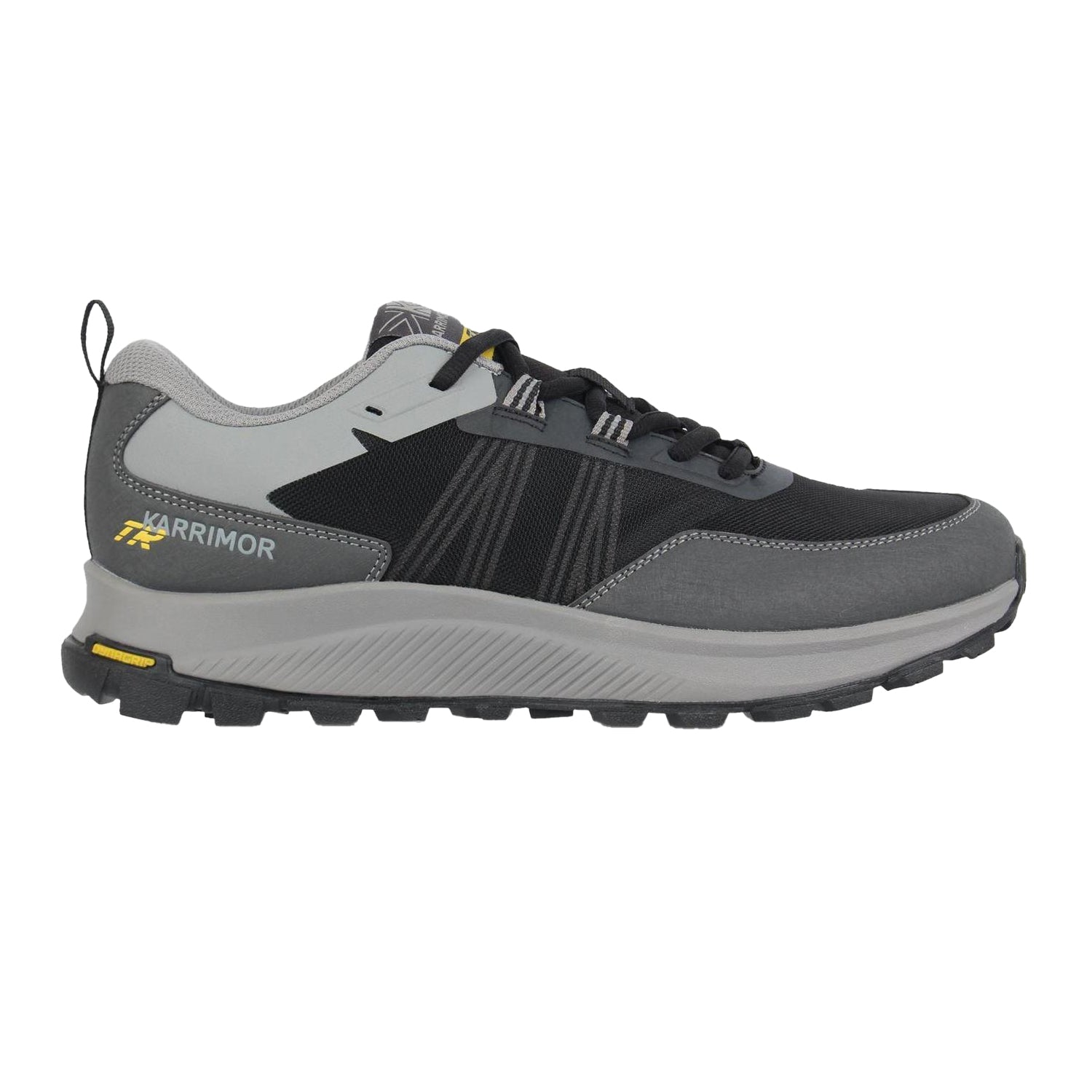 Black-Charcoal - Front - Karrimor Mens Running Trainers