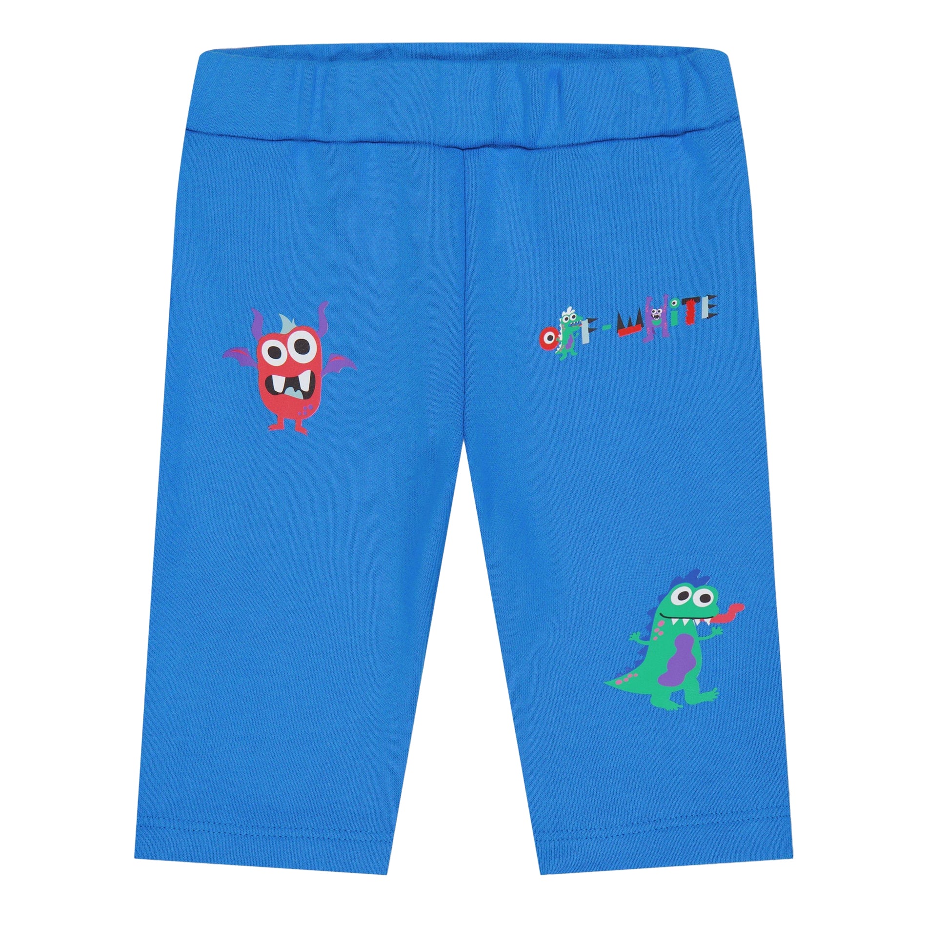 Blue - Front - Off White Baby Monster Jogging Bottoms