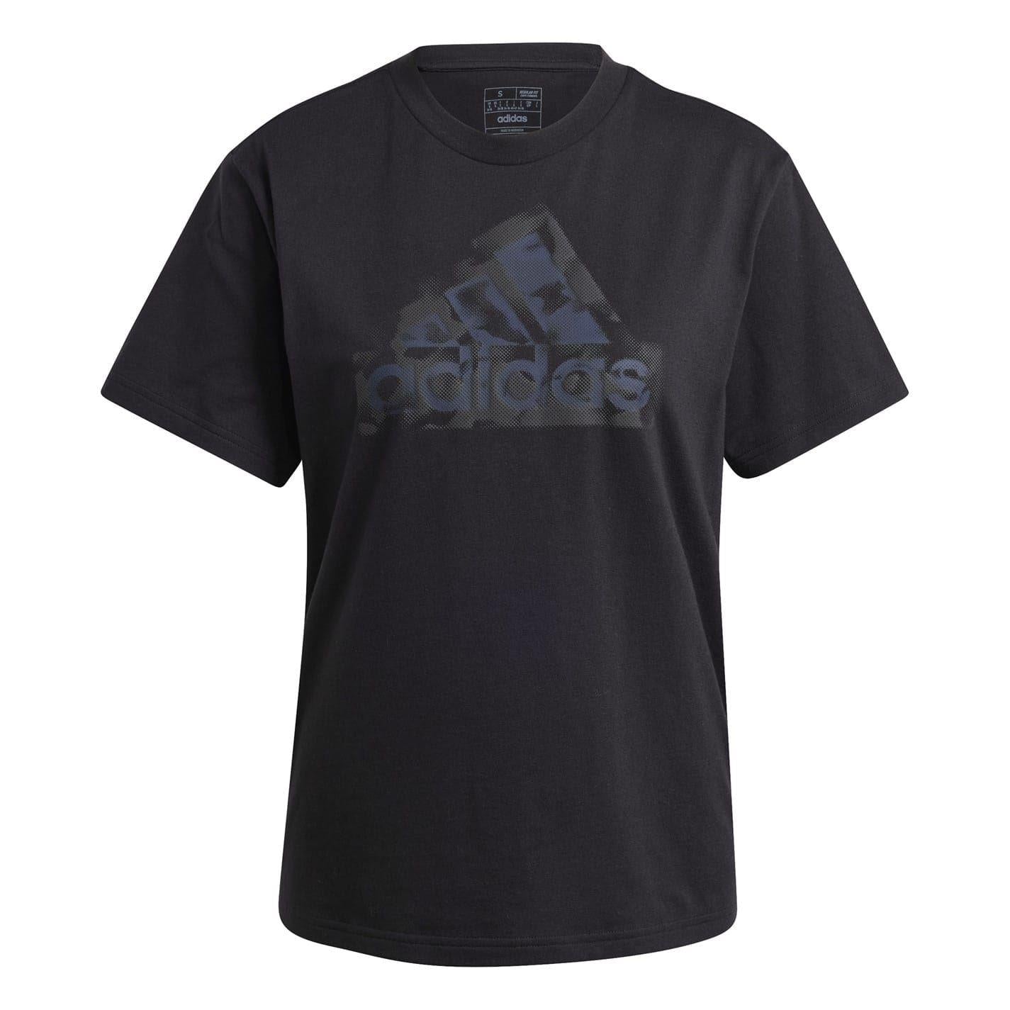 Black - Front - Adidas Womens-Ladies Future Icons T-Shirt