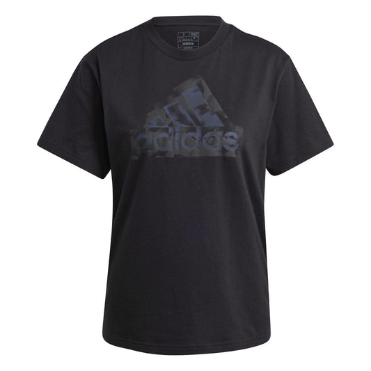 Black - Front - Adidas Womens-Ladies Future Icons T-Shirt