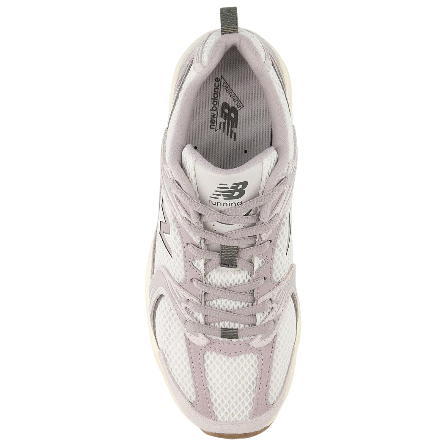 Grey-Truffle Brown - Side - New Balance Mens 530 Leather Trainers