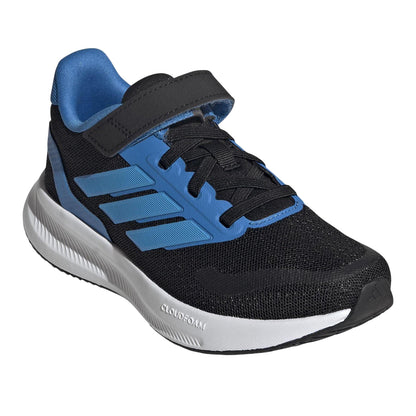 Black-Blue - Lifestyle - Adidas Childrens-Kids 3 Stripes Trainers