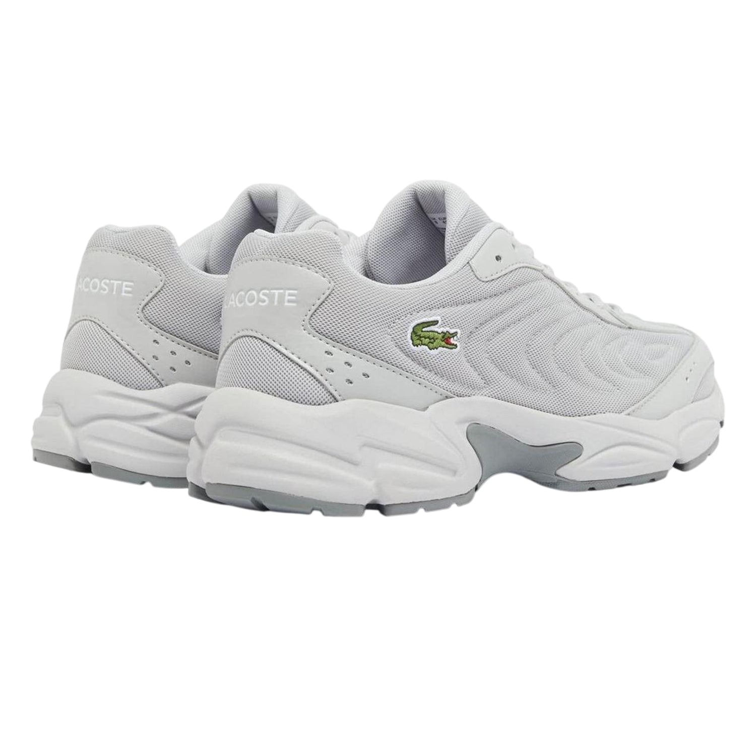 Grey - Back - Lacoste Mens Storm 96 2K Lite Trainers
