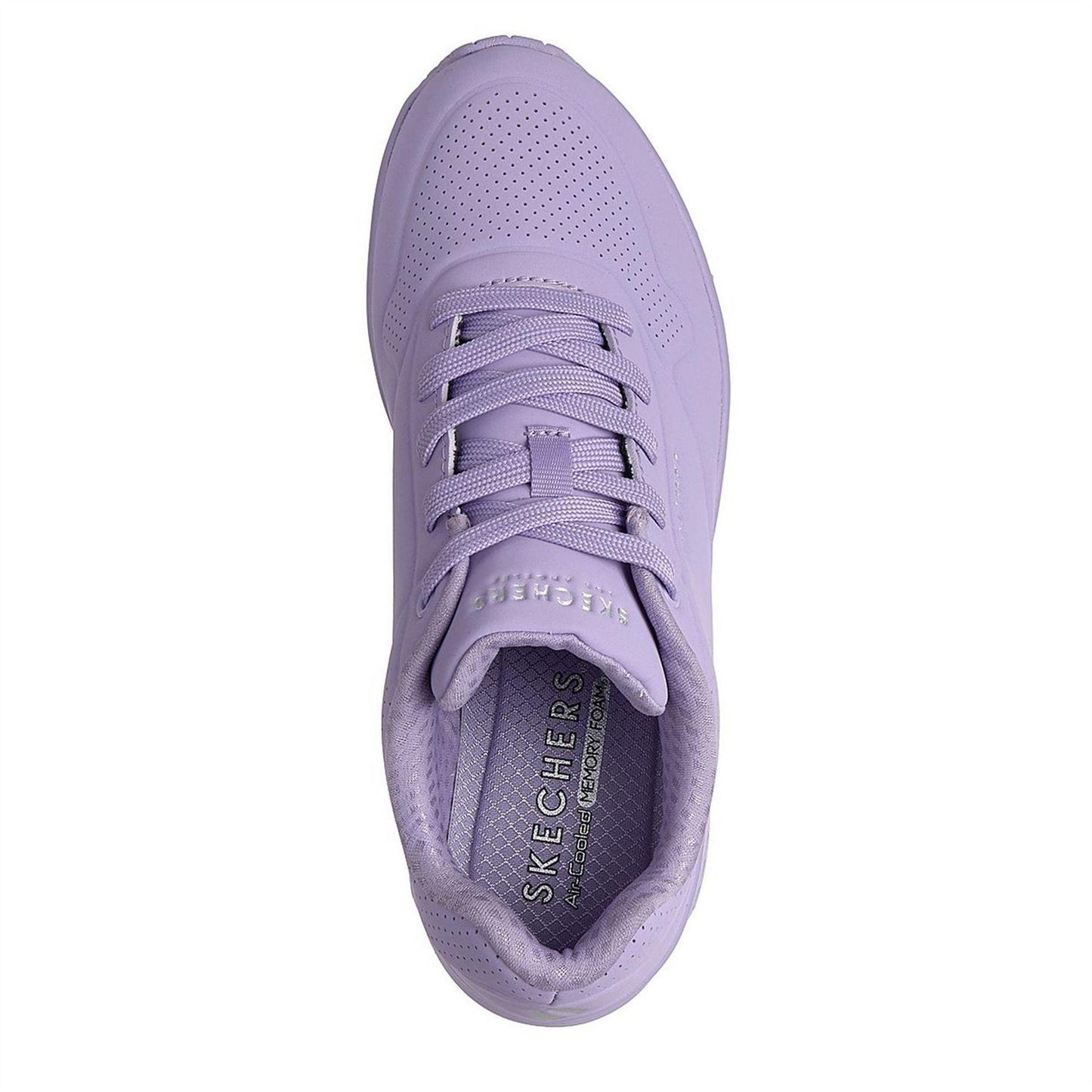 Purple - Lifestyle - Skechers Womens-Ladies Uno Stand On Air Pastel Trainers