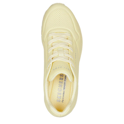 Yellow - Lifestyle - Skechers Womens-Ladies Uno Stand On Air Pastel Trainers
