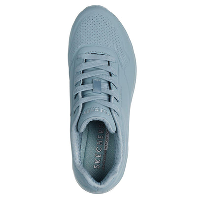 Grey - Lifestyle - Skechers Womens-Ladies Uno Stand On Air Pastel Trainers
