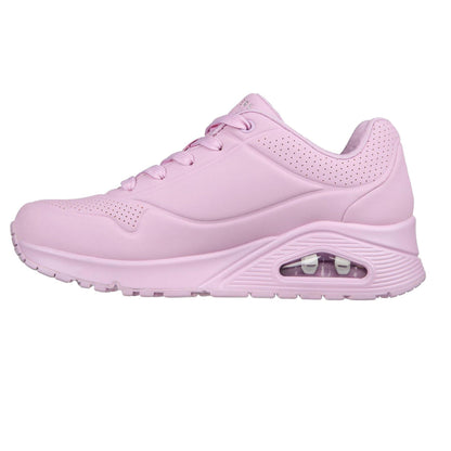 Lavender - Back - Skechers Womens-Ladies Uno Stand On Air Pastel Trainers