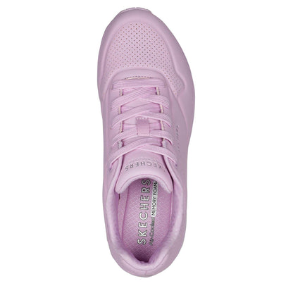 Lavender - Lifestyle - Skechers Womens-Ladies Uno Stand On Air Pastel Trainers