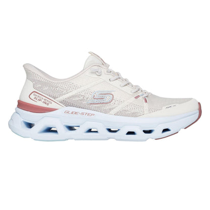 Natural-Blue - Front - Skechers Womens-Ladies Engineered Trainers