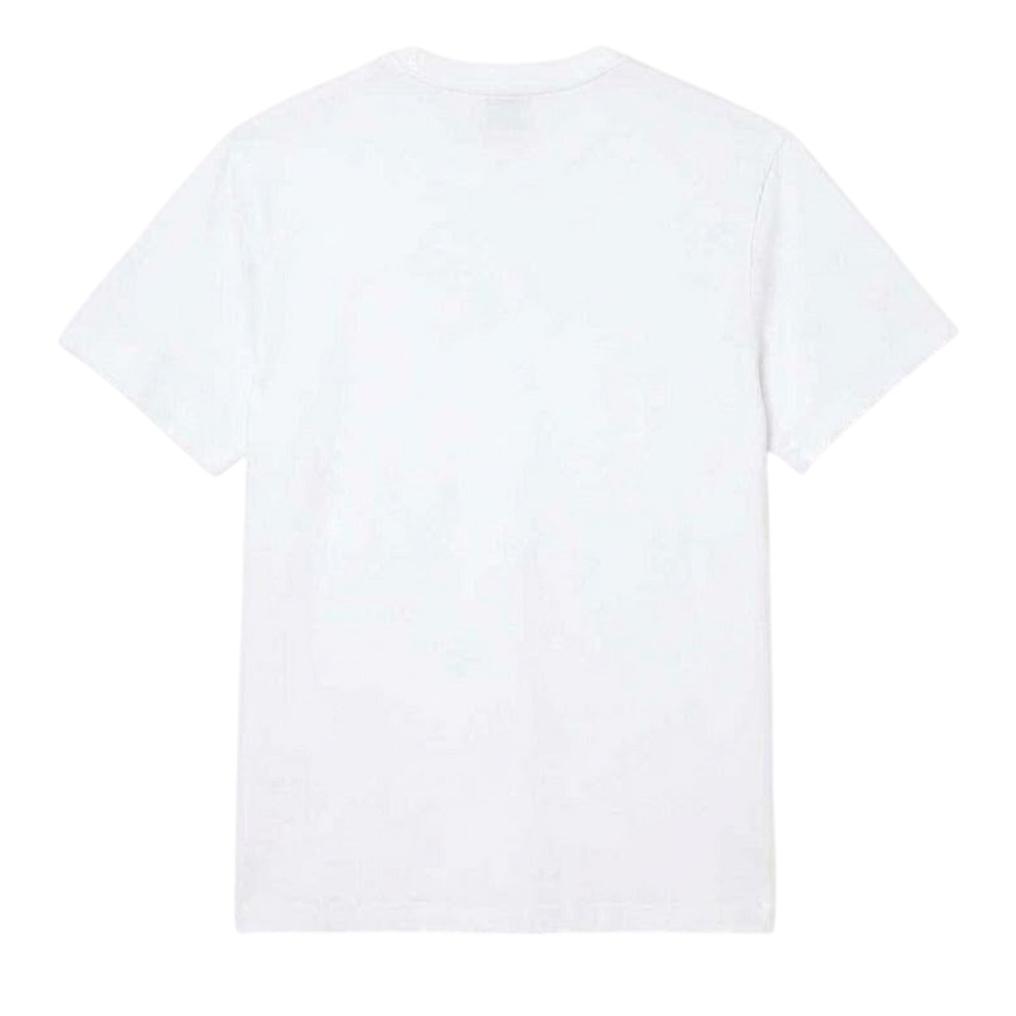 White - Back - Lacoste Mens Embroidered Logo Cotton T-Shirt