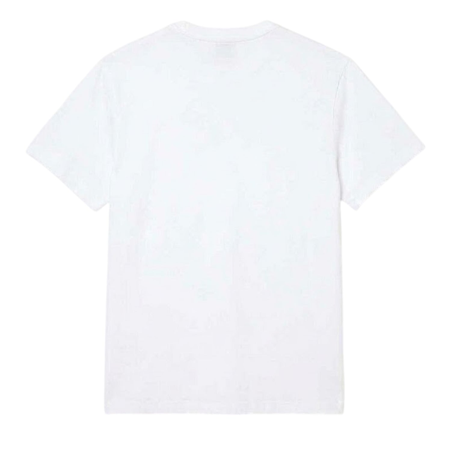 White - Back - Lacoste Mens Embroidered Logo Cotton T-Shirt