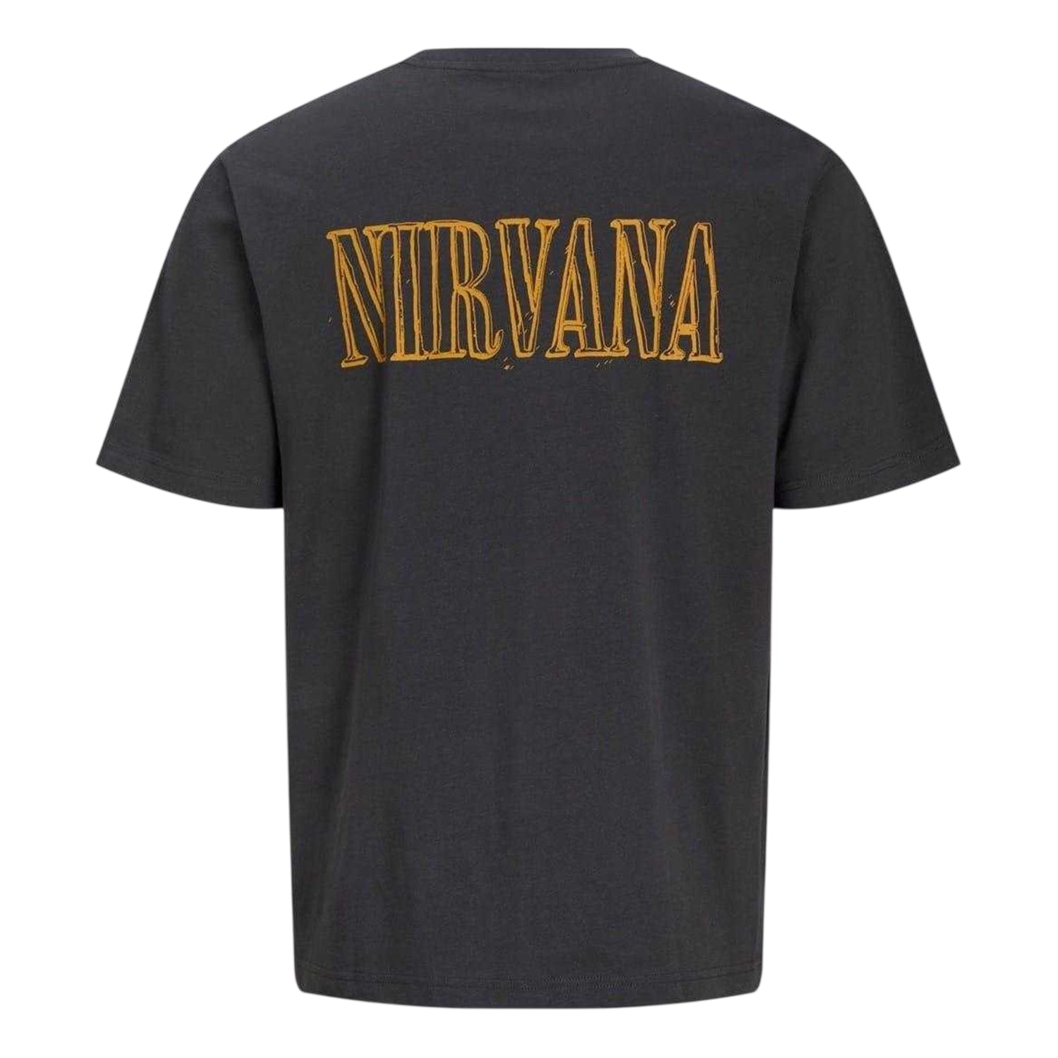 Asphalt - Back - Jack And Jones Mens Serve The Servants Nirvana T-Shirt