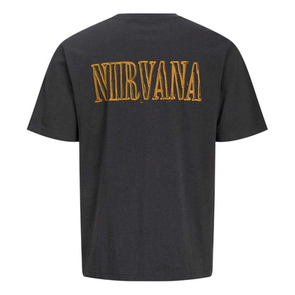 Asphalt - Back - Jack And Jones Mens Serve The Servants Nirvana T-Shirt