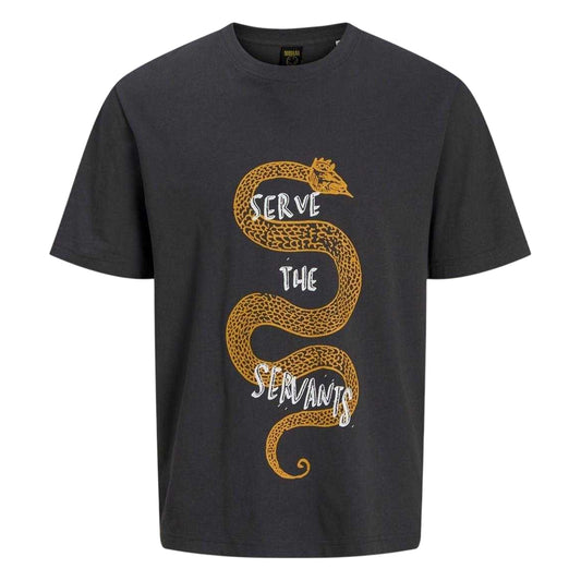 Asphalt - Front - Jack And Jones Mens Serve The Servants Nirvana T-Shirt