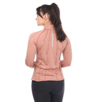 Grey - Back - Adidas Womens-Ladies Collective Power Long-Sleeved Top