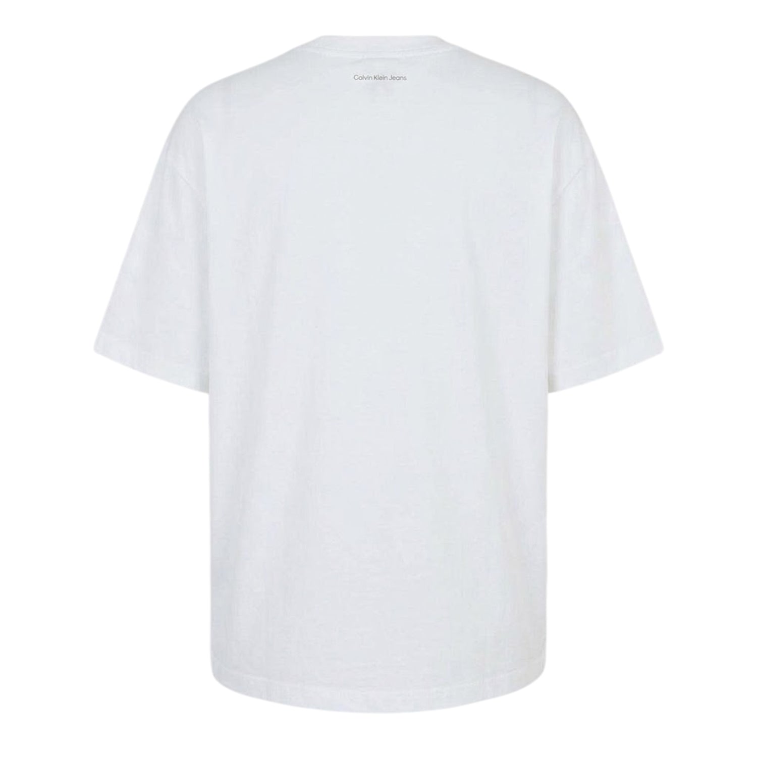 Brilliant White - Back - Calvin Klein Mens Box Logo Short-Sleeved T-Shirt