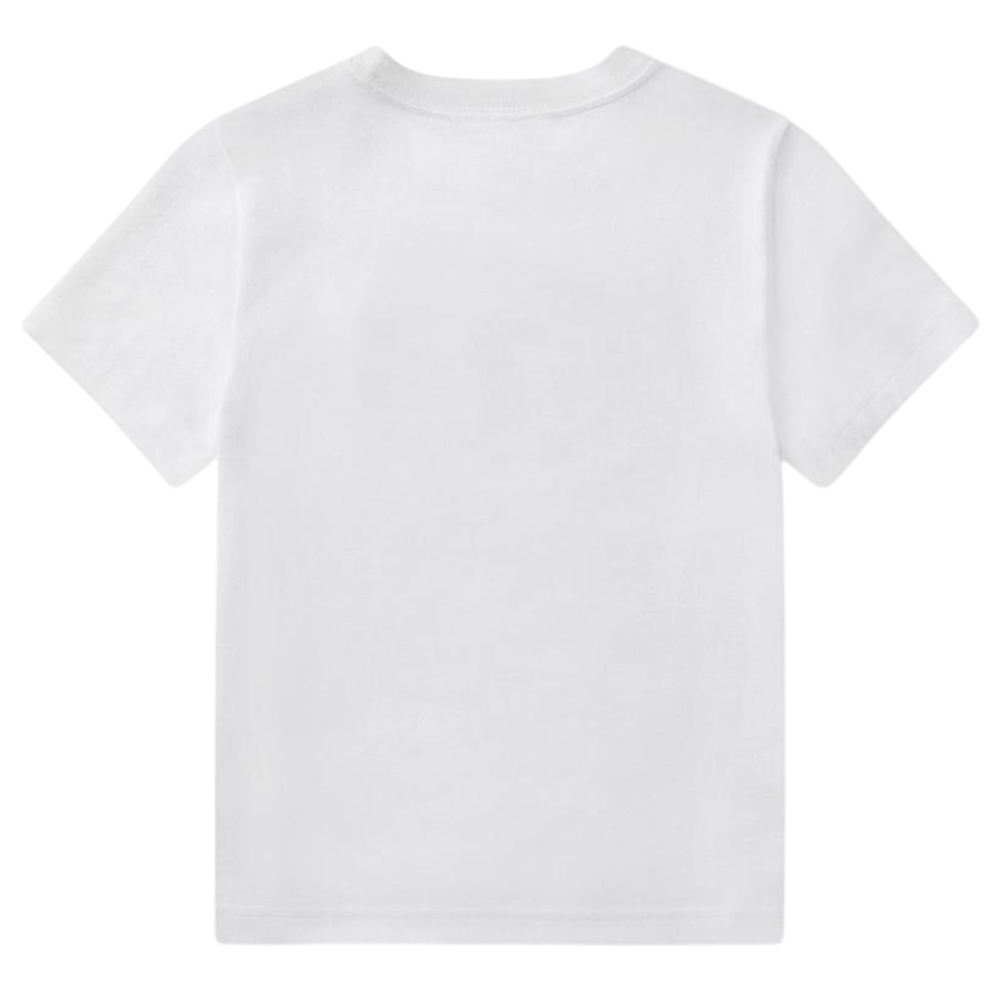 White - Back - Lacoste Childrens-Kids Puffy Logo Regular T-Shirt